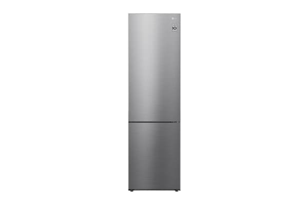 LG GBP62PZNBC - Kjøleskap/fryser - bunnfryser - bredde: 59.5 cm - dybde: 67.5 cm - høyde: 203 cm - 384 liter - Klasse B - stål
