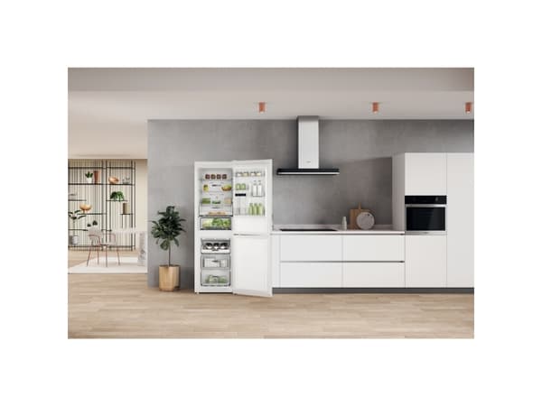 Whirlpool W7X 82O W, 335 l, Ikke-frost (kjøleskap), SN-T, 11 kg/24t, E, Hvit