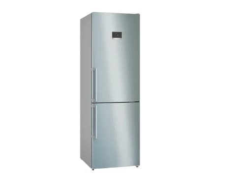 Bosch Serie | 4 KGN367ICT - Kjøleskap/fryser - bunnfryser - bredde: 60 cm - dybde: 66.5 cm - høyde: 186 cm - 321 liter - Klasse C - rustfritt stål