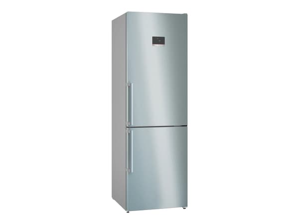 Bosch Serie | 4 KGN367ICT - Kjøleskap/fryser - bunnfryser - bredde: 60 cm - dybde: 66.5 cm - høyde: 186 cm - 321 liter - Klasse C - rustfritt stål