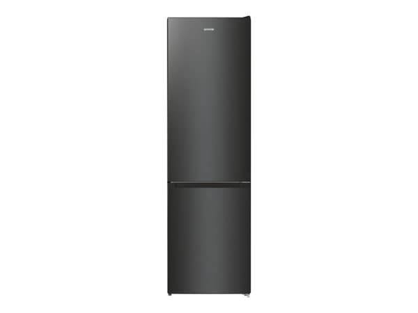 Gorenje G400 NRK6202EBXL4 - Kjøleskap/fryser - bunnfryser - fordypning - bredde: 60 cm - 331 liter - Klasse E - svart Sort