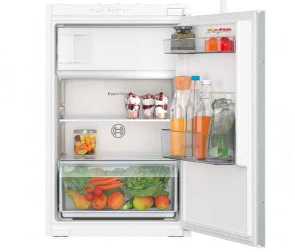Bosch Serie | 2 KIL22NSE0 - Kjøleskap med fryserboks - innebygd - fordypning - bredde: 56 cm - dybde: 55 cm - høyde: 88 cm - 119 liter - Klasse E
