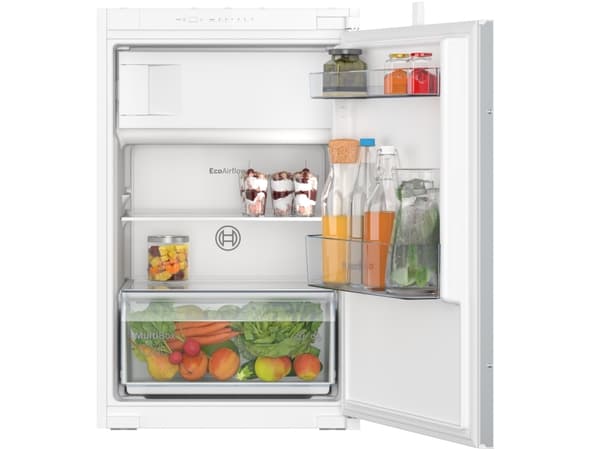 Bosch Serie | 2 KIL22NSE0 - Kjøleskap med fryserboks - innebygd - fordypning - bredde: 56 cm - dybde: 55 cm - høyde: 88 cm - 119 liter - Klasse E