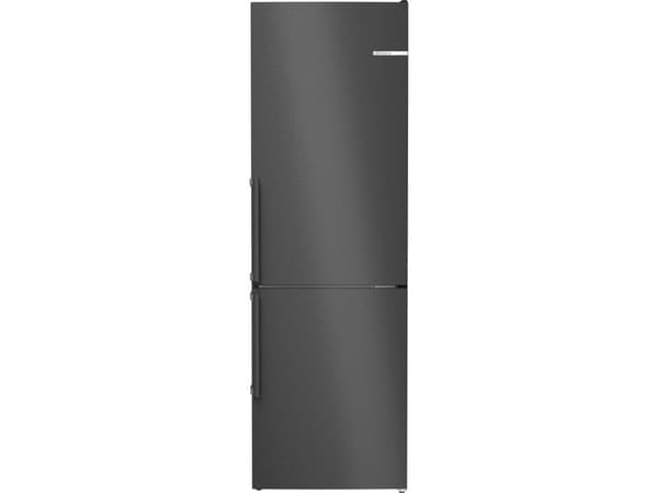 Bosch Serie | 4 KGN36VXCT - Kjøleskap/fryser - bunnfryser - bredde: 60 cm - dybde: 66.5 cm - høyde: 186 cm - 321 liter - Klasse C - svart inox