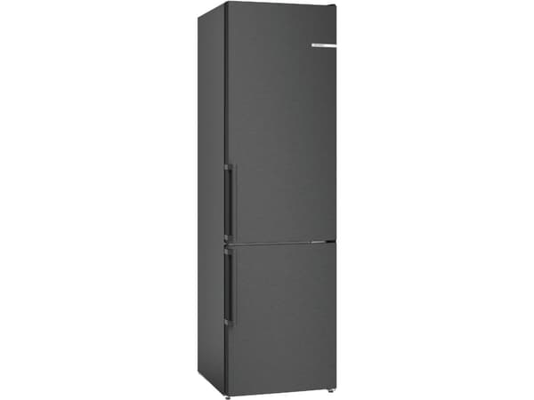 Bosch Serie | 4 KGN36VXCT - Kjøleskap/fryser - bunnfryser - bredde: 60 cm - dybde: 66.5 cm - høyde: 186 cm - 321 liter - Klasse C - svart inox