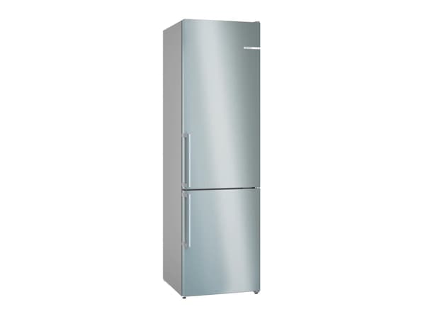 Bosch Serie | 4 KGN39VIBT - Kjøleskap/fryser - bunnfryser - bredde: 60 cm - dybde: 66.5 cm - høyde: 203 cm - 363 liter - Klasse B - inox