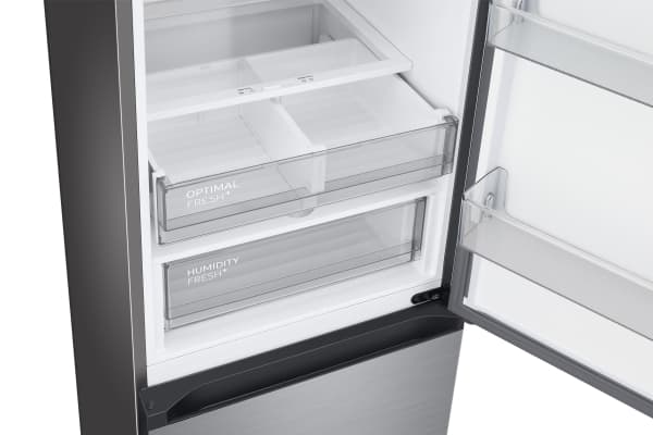 Samsung RB38C7B6BS9, 387 l, SN-T, 8 kg/24t, B, Fresh zone compartment, Rustfritt stål