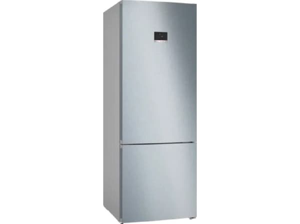 Bosch Serie | 4 KGN56XLEB - Kjøleskap/fryser - bunnfryser - bredde: 70 cm - dybde: 80 cm - høyde: 193 cm - 508 liter - Klasse E - rustfritt stål utse