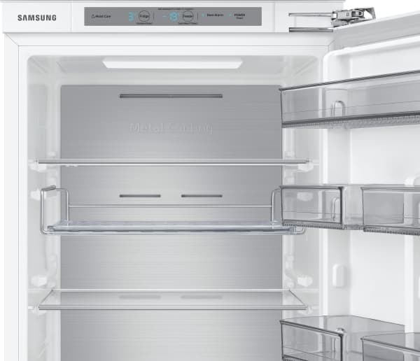 Samsung BRB30705EWW - Kylskåp/frys - bottenfrysskåp - inbyggd - fördjupning - bredd: 55.5 cm - djup: 56 cm - höjd: 193.8 cm - 298 liter - Klass E - v