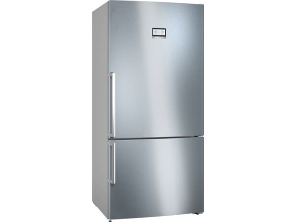 Bosch Serie | 6 KGN86AIDR - Kylskåp/frys - bottenfrysskåp - bredd: 86 cm - djup: 81 cm - höjd: 186 cm - 631 liter - Klass D - inox-easyclean