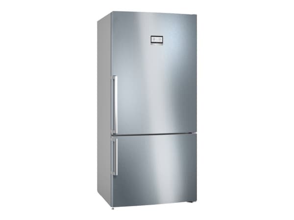 Bosch Serie | 6 KGN86AIDR - Kjøleskap/fryser - bunnfryser - bredde: 86 cm - dybde: 81 cm - høyde: 186 cm - 631 liter - Klasse D - inox-lettrens Rustfritt stål