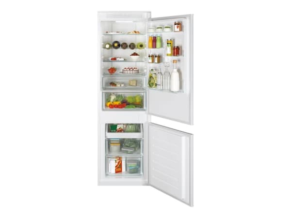 Candy FRESCO CBT5518EW - Kylskåp/frys - bottenfrysskåp - inbyggd - Wi-Fi - bredd: 54 cm - djup: 54.5 cm - höjd: 177.2 cm - 248 liter - Klass E - vit Vit