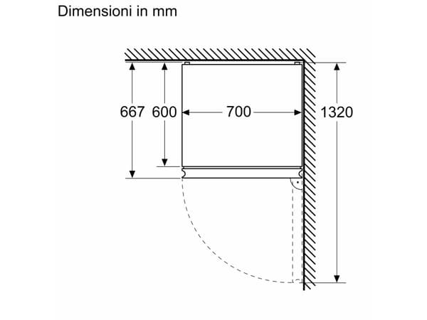 Bosch Serie 4 KGN497LDF, 440 L, SN-T, 9,5 kg/24h, D, Tuoreosasto, Ruostumaton teräs
