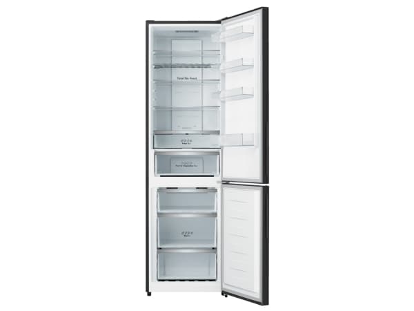 Jääkaappi Hisense 200cm, NF, musta lasi