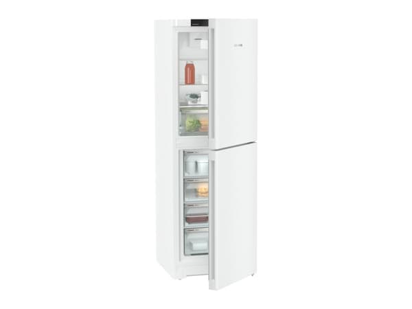 Liebherr Pure CNd 5204 NoFrost - Kjøleskap/fryser - bunnfryser - bredde: 59.7 cm - dybde: 67.5 cm - høyde: 185.5 cm - 319 liter - Klasse D - hvit