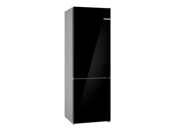 Bosch Serie | 6 KGN49LBCF - Kylskåp/frys - bottenfrysskåp - bredd: 70 cm - djup: 66.7 cm - höjd: 203 cm - 440 liter - Klass C - svart Svart