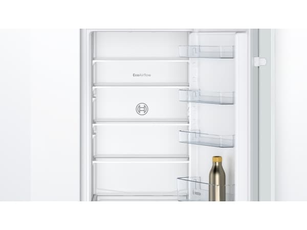 Bosch Serie | 2 KIV87NSE0 - Kylskåp/frys - bottenfrysskåp - inbyggd - fördjupning - bredd: 56 cm - djup: 55 cm - höjd: 177.5 cm - 270 liter - Klass E