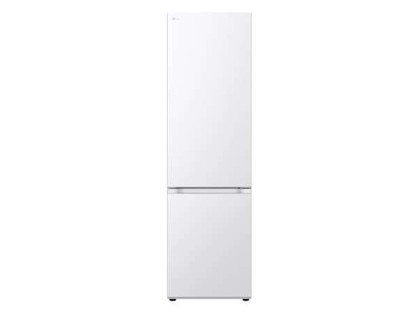 LG GBV5240DSW - Kylskåp/frys - bottenfrysskåp - bredd: 59.5 cm - djup: 68.2 cm - höjd: 203 cm - 387 liter - Klass D - supervitt
