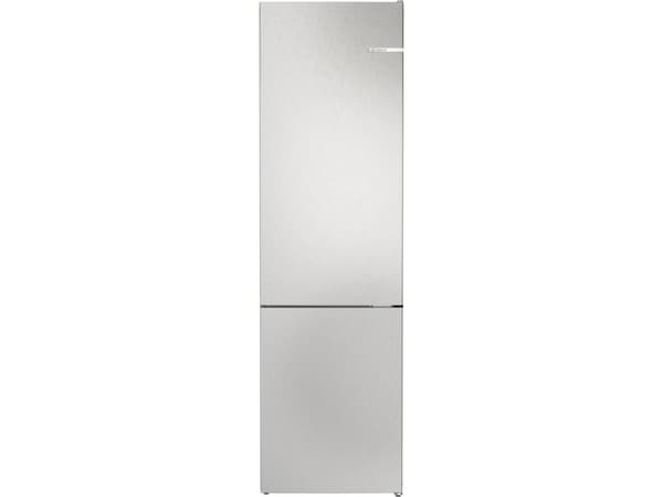 Bosch Serie | 4 KGN392LAF - Kylskåp/frys - bottenfrysskåp - bredd: 60 cm - djup: 66.5 cm - höjd: 203 cm - 363 liter - Klass A - rostfritt stål