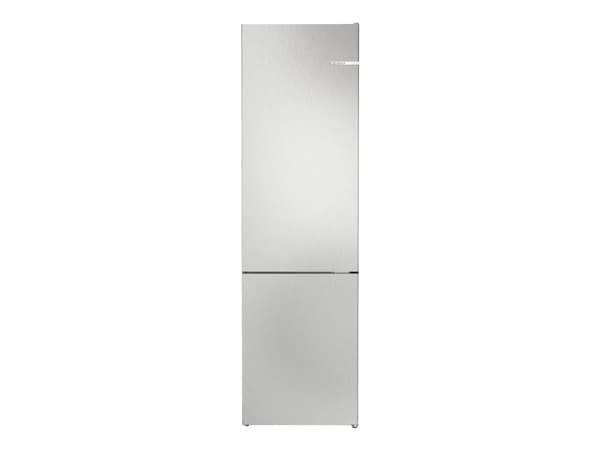 Bosch Serie | 4 KGN392LAF - Kylskåp/frys - bottenfrysskåp - bredd: 60 cm - djup: 66.5 cm - höjd: 203 cm - 363 liter - Klass A - rostfritt stål Rostfritt stål