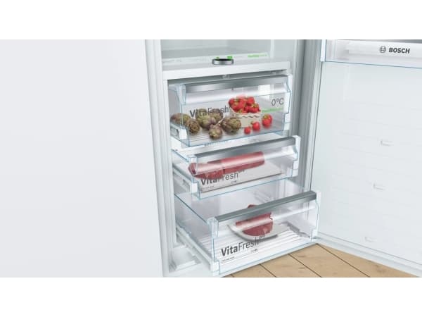 Bosch Serie 8 KIF82PFE0, 269 L, SN-ST, 36 dB, 2,8 kg/24h, E, Valkoinen