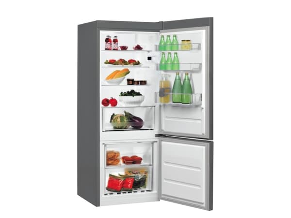 Indesit LI6 S2E X, 272 l, 39 dB, 4 kg/24t, E, Rustfritt stål