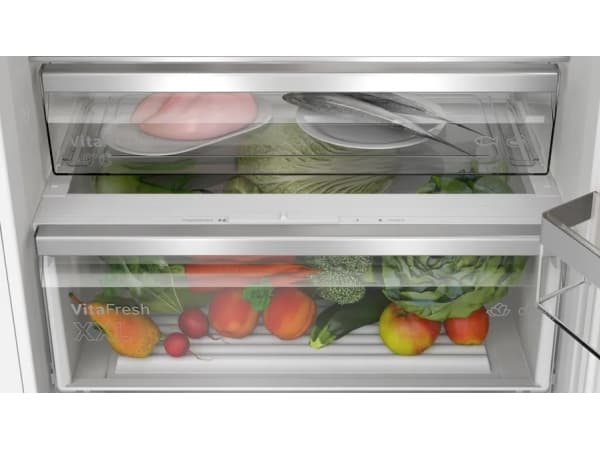 Bosch Serie | 4 KBN96VSE0 - Kylskåp/frys - bottenfrysskåp - inbyggd - Wi-Fi - fördjupning - bredd: 71 cm - djup: 56 cm - höjd: 194 cm - 383.1 liter -