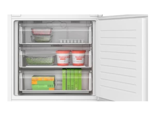 Bosch Serie | 4 KBN96VSE0 - Kylskåp/frys - bottenfrysskåp - inbyggd - Wi-Fi - fördjupning - bredd: 71 cm - djup: 56 cm - höjd: 194 cm - 383.1 liter -