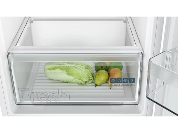 Siemens iQ100 KI86V5SE0, 267 L, SN-ST, 35 dB, 4,2 kg/24h, E, Valkoinen