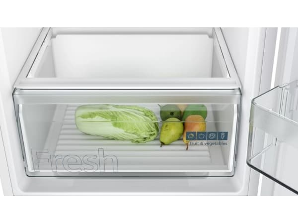 Siemens iQ100 KI86VNSE0, 267 L, SN-ST, 4,2 kg/24t, E, Fresh zone, avlukke, Hvit