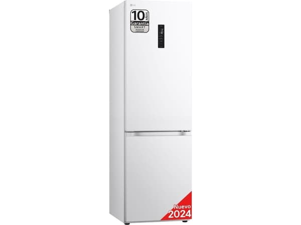 LG Šaldytuvas | GBV3100ESW | Energiatehokkuusluokka E | Vapaasti seisova | Combi | Korkeus 186 cm | No Frost-järjestelmä | Šaldytuvas nettotilavuus 2