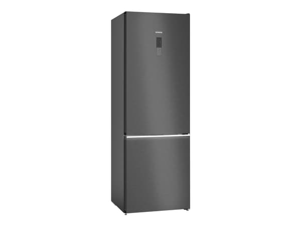 Siemens iQ500 KG49NAXCF - Kjøleskap/fryser - bunnfryser - Wi-Fi - bredde: 70 cm - dybde: 66.7 cm - høyde: 203 cm - 440 liter - Klasse C - BlackSteel Rustfritt stål