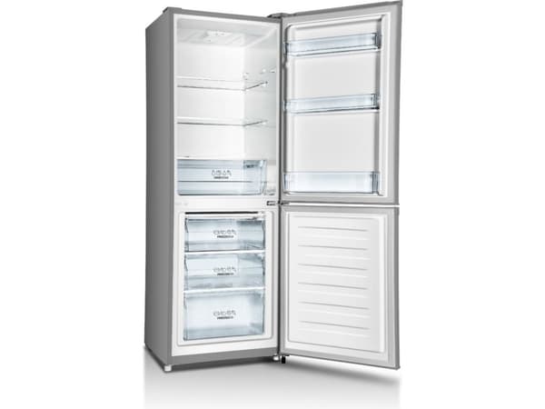 Gorenje G200 RK416EPS4 - Kjøleskap/fryser - bunnfryser - bredde: 55.4 cm - dybde: 55.8 cm - høyde: 161.3 cm - 230 liter - Klasse E - grå