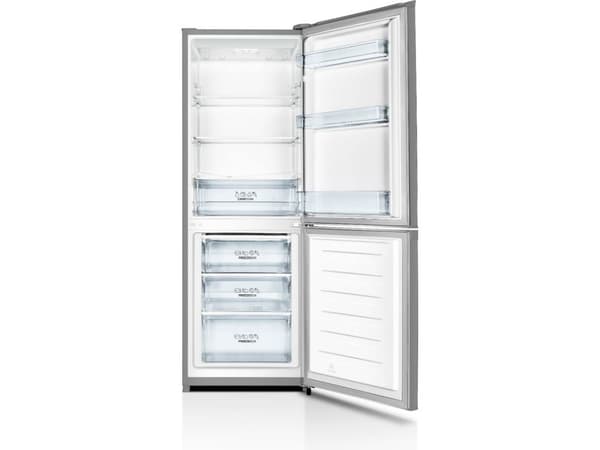 Gorenje G200 RK416EPS4 - Kjøleskap/fryser - bunnfryser - bredde: 55.4 cm - dybde: 55.8 cm - høyde: 161.3 cm - 230 liter - Klasse E - grå