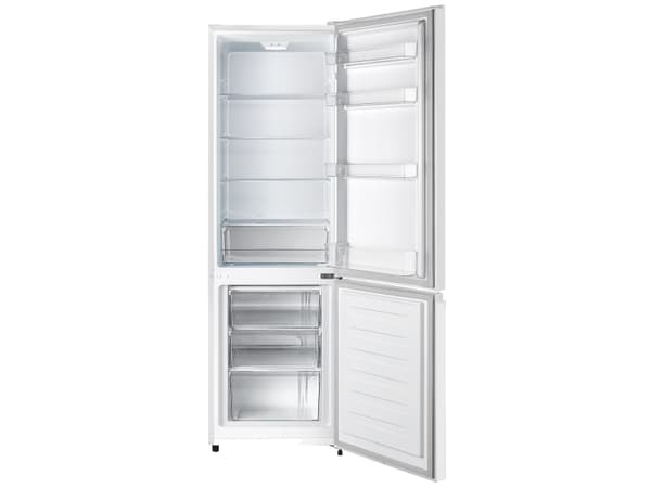 Scandomestic CBF269WE - Kylskåp/frys - bottenfrysskåp - bredd: 55 cm - djup: 55.8 cm - höjd: 180 cm - 269 liter - Klass E - vit