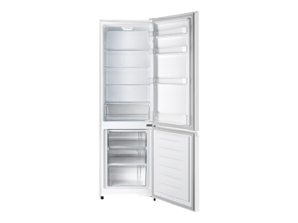 Scandomestic CBF269WE - Kylskåp/frys - bottenfrysskåp - bredd: 55 cm - djup: 55.8 cm - höjd: 180 cm - 269 liter - Klass E - vit Vit