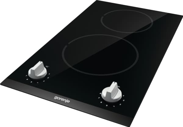 Gorenje EC321BCSC, Black, Built-in, 30 cm, Ceramic, Glass-ceramic, 2 zone(s)