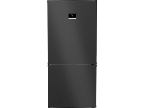 Bosch Serie | 8 KGP86AXB0N - Kjøleskap/fryser - bunnfryser - Wi-Fi - bredde: 86 cm - dybde: 81 cm - høyde: 186 cm - 621 liter - Klasse B - brushed bl