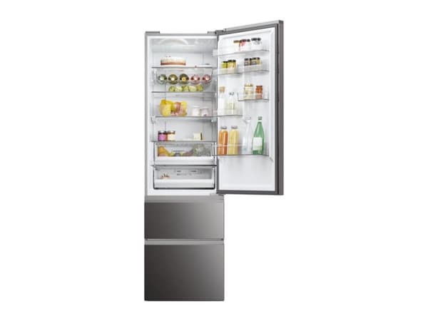 Haier 3D 60 Series 5 HTW5620CNMP, 414 L, No Frost (kylskåp), SN-T, 10 kg/24h, C, Svart