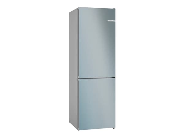 Bosch Serie | 4 KGN362LDF - Kjøleskap/fryser - bunnfryser - bredde: 60 cm - dybde: 66.5 cm - høyde: 186 cm - 321 liter - Klasse D - rustfritt stål-st