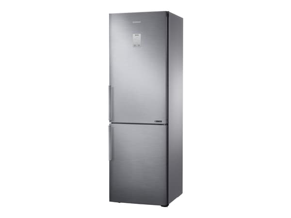 Samsung Serie 3000 RB33J3515S9 - Kjøleskap/fryser - bunnfryser - bredde: 59.5 cm - dybde: 73.5 cm - høyde: 185 cm - 339 liter - Klasse E - foredlet i Rustfritt stål