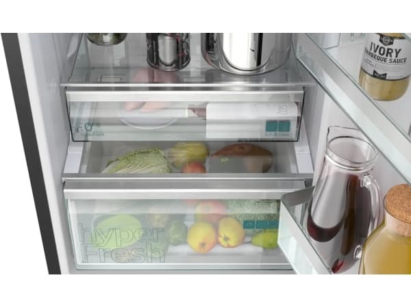 Siemens iQ500 KG39N4X1F, 363 l, Frostfri (kyl), SN-T, 11 kg/24h, A, Borstat stål