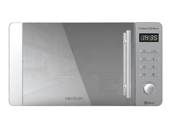 Cecotec 01533, Bänkdiskmaskin, Grillmikrovågsugn, 20 l, 700 W, Inbyggd display, LED