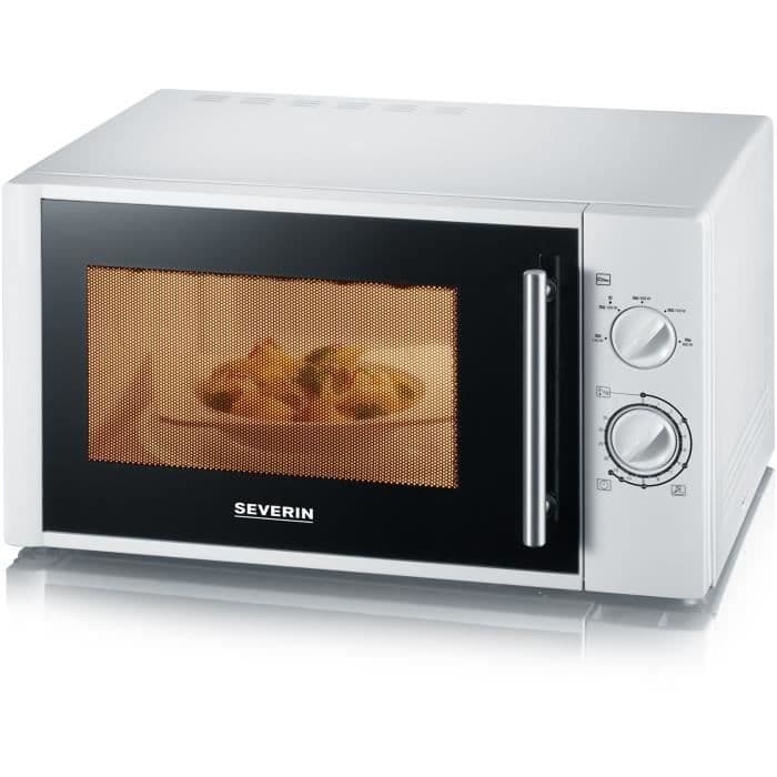 SEVERIN 7873 - Mikrovågsugn - 28 L - 900 W - Diameterbricka 31,5 cm - Vit