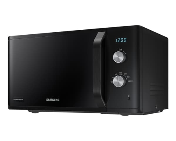 Samsung MW3500K, Bänkdiskmaskin, Enbart mikrovågsugn, 23 l, 800 W, Knappar, Rotations-, Svart
