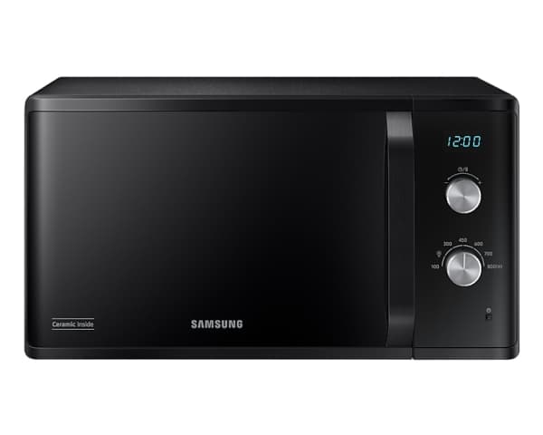Samsung MW3500K, Bänkdiskmaskin, Enbart mikrovågsugn, 23 l, 800 W, Knappar, Rotations-, Svart