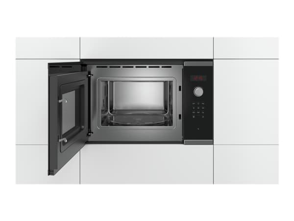 Bosch Serie 4 BFL553MS0 mikroaaltouuni Kiinteä Yhdistelmämikroaaltouuni 25 L 900 W Musta, Ruostumaton teräs