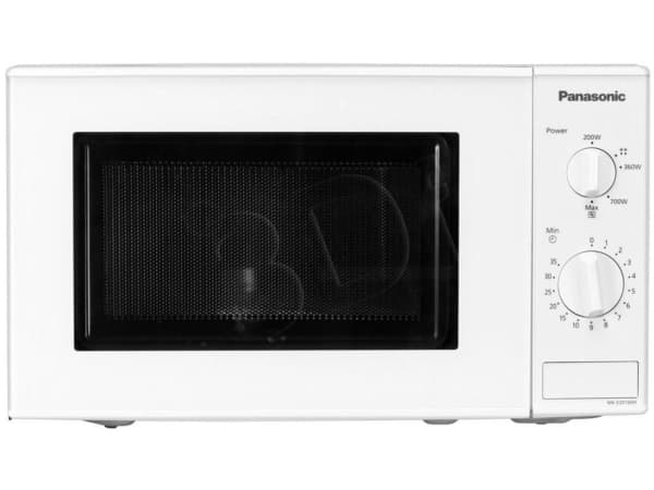 Panasonic NN-E201W, Pöytämalli, Solo-mikroaaltouuni, 20 L, 800 W, Rotaatio, Valkoinen