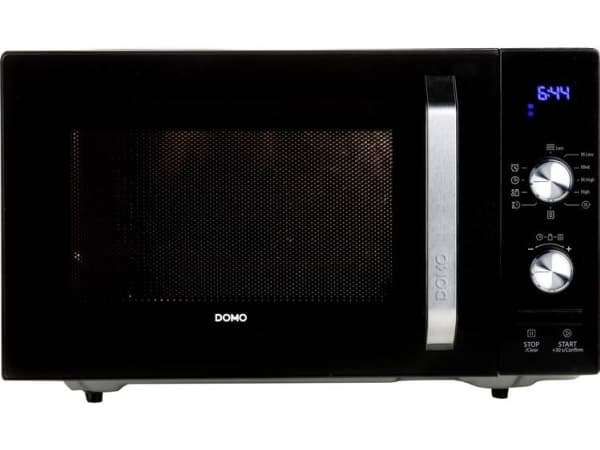 Domo DO2924, Pöytämalli, Solo-mikroaaltouuni, 23 L, 800 W, Painikkeet, Rotaatio, Musta