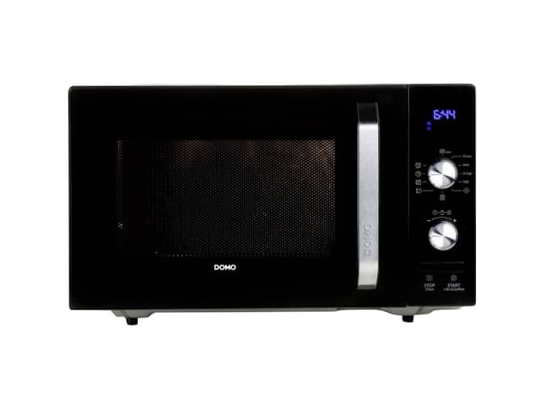 Domo DO2924, Pöytämalli, Solo-mikroaaltouuni, 23 L, 800 W, Painikkeet, Rotaatio, Musta